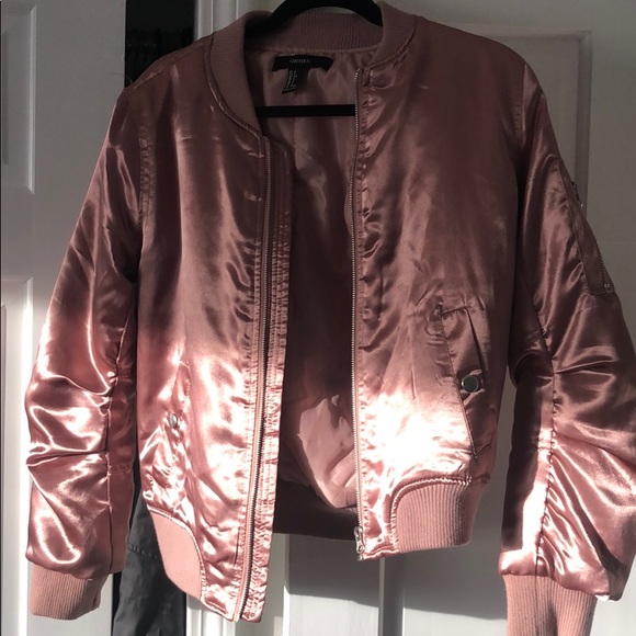 Forever 21 Rose Gold Bomber - Picture 1 of 2